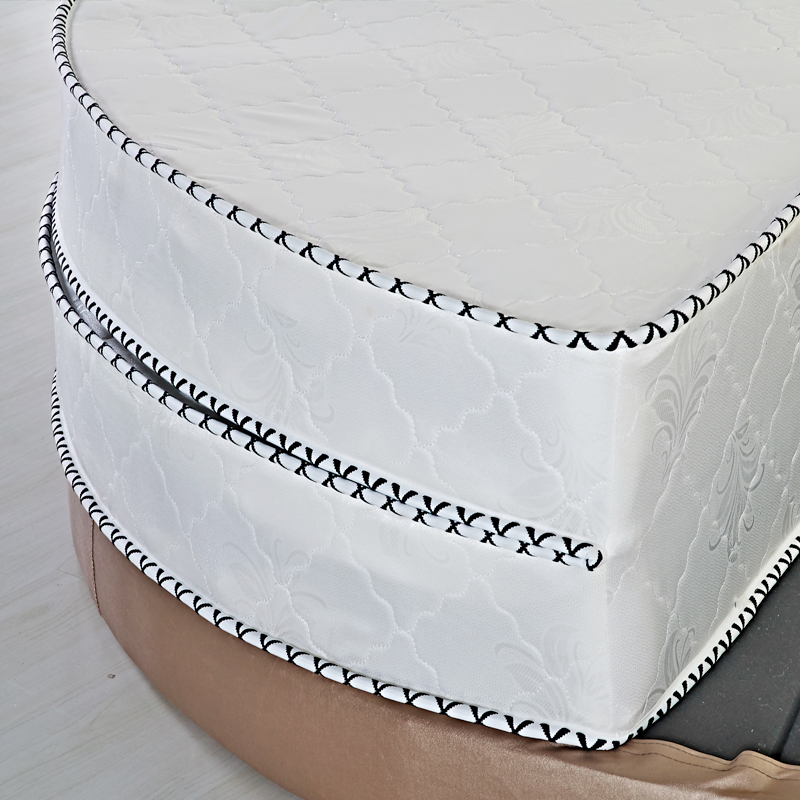 热销包邮弹簧圆床垫折叠双人2m2.2m圆形硬棕垫加厚乳胶软垫席梦思