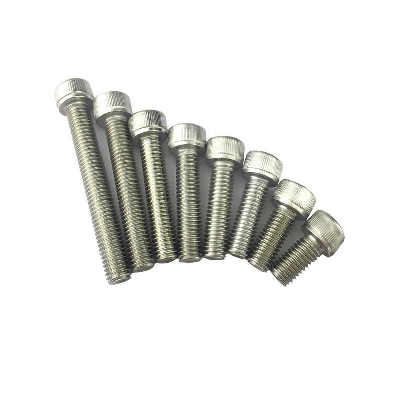 M3厘304不锈钢内六角杯头圆柱头螺丝螺栓螺杆M4M5M6M8M10M12个大