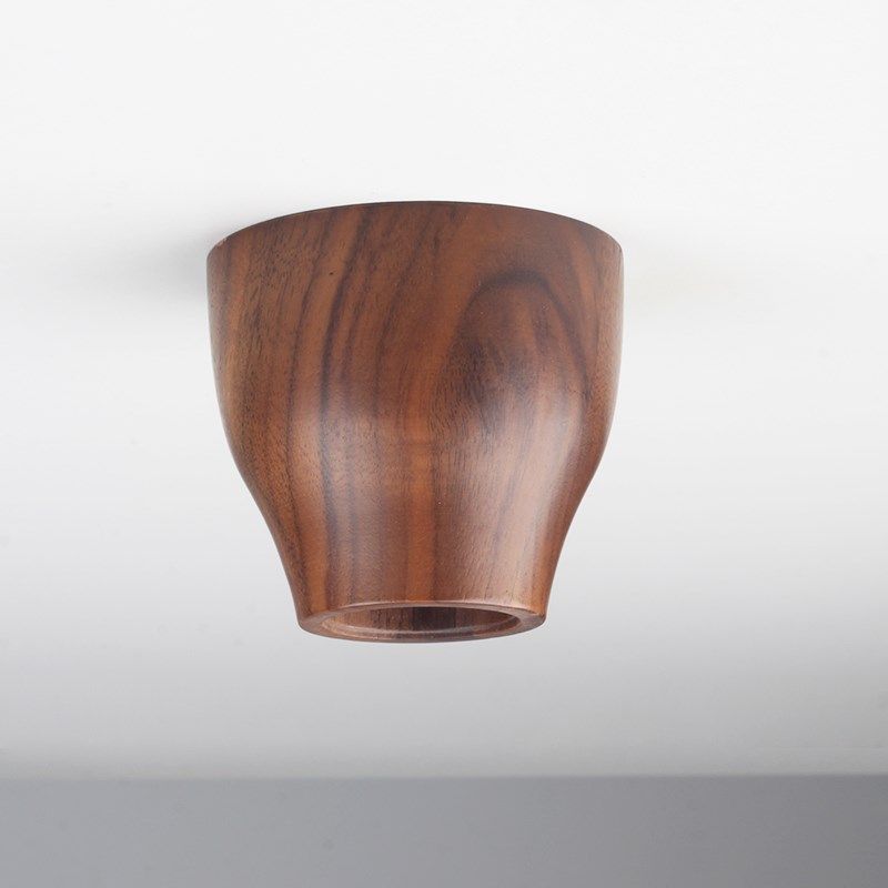 出口日式侘寂风胡桃木吸顶灯实木创意入户走廊过道玄关阳台灯头灯,家装灯饰光源,厨卫/阳台/玄关/过道吸顶灯,淘宝优惠券,粉丝福利购,淘宝优惠卷