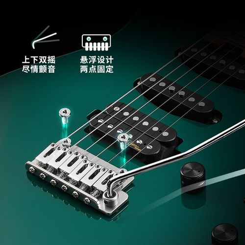 Donner唐农电吉他入门初学者进阶套装电吉他双摇DST700