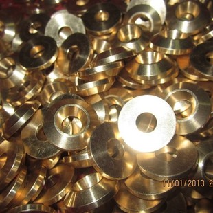 M8沉头黄铜垫片 25mm 外径22mm 数控车床加工定制 专业定做