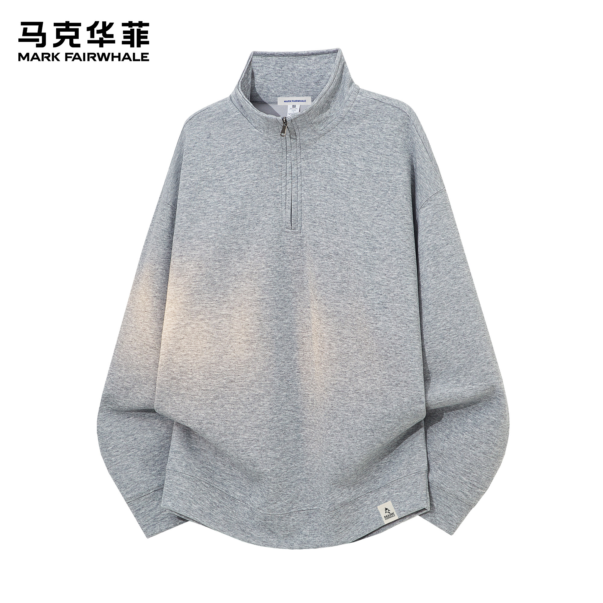 马克华菲立领卫衣男款春季潮牌美式复古半拉链男士运动宽松上衣服,男装,卫衣,淘宝优惠券,粉丝福利购,淘宝优惠卷