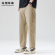宽松直筒休闲裤 男款 潮牌cityboy时尚 马克华菲夏季 冰丝百搭九分裤