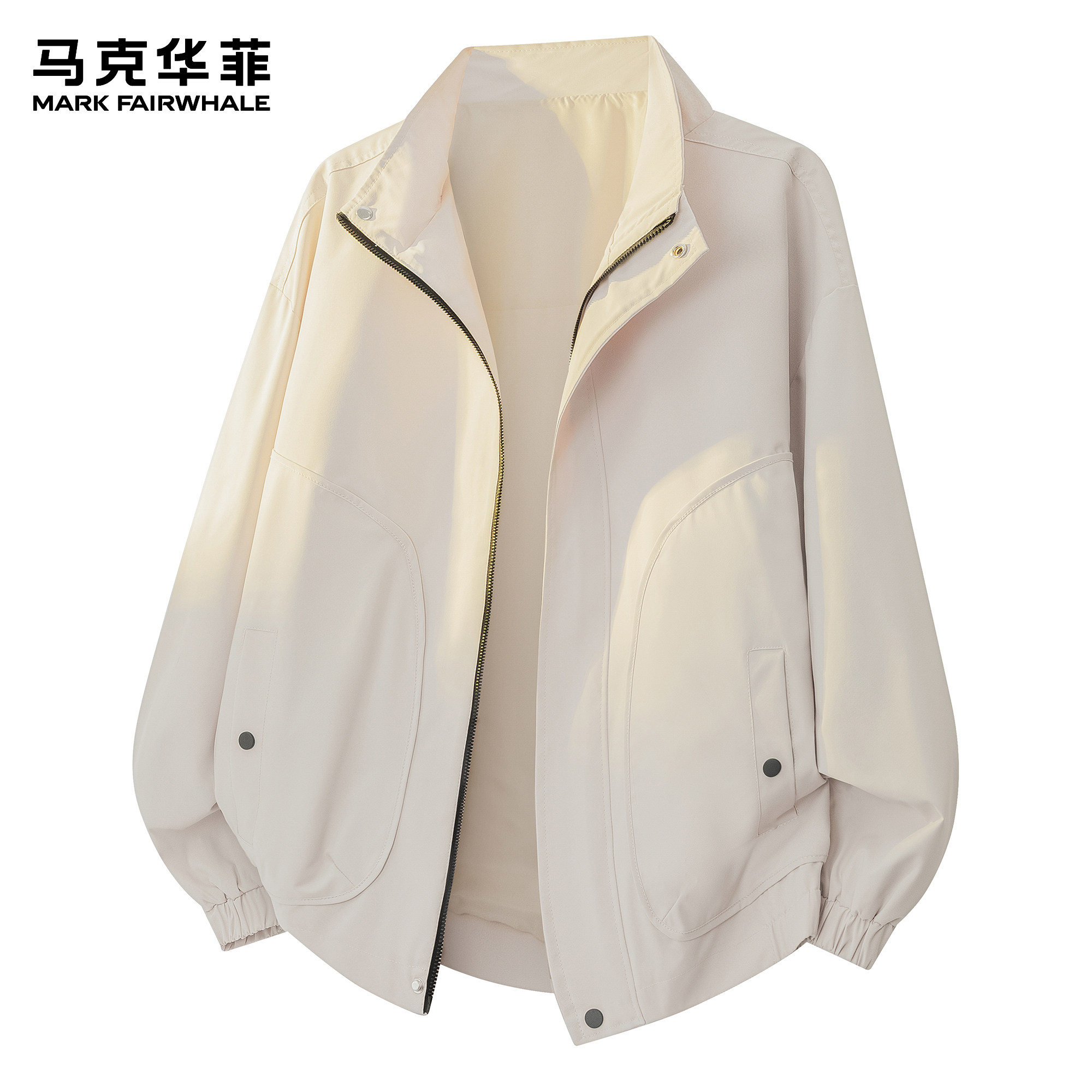 马克华菲夹克男2026新款潮牌美式高街痞帅拼接设计感情侣工装外套,男装,夹克,淘宝优惠券,粉丝福利购,淘宝优惠卷