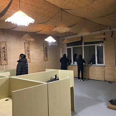 芦苇帘子卷帘窗帘装饰阳台草帘卷拉式遮光竹帘遮阳帘户外轻奢定制