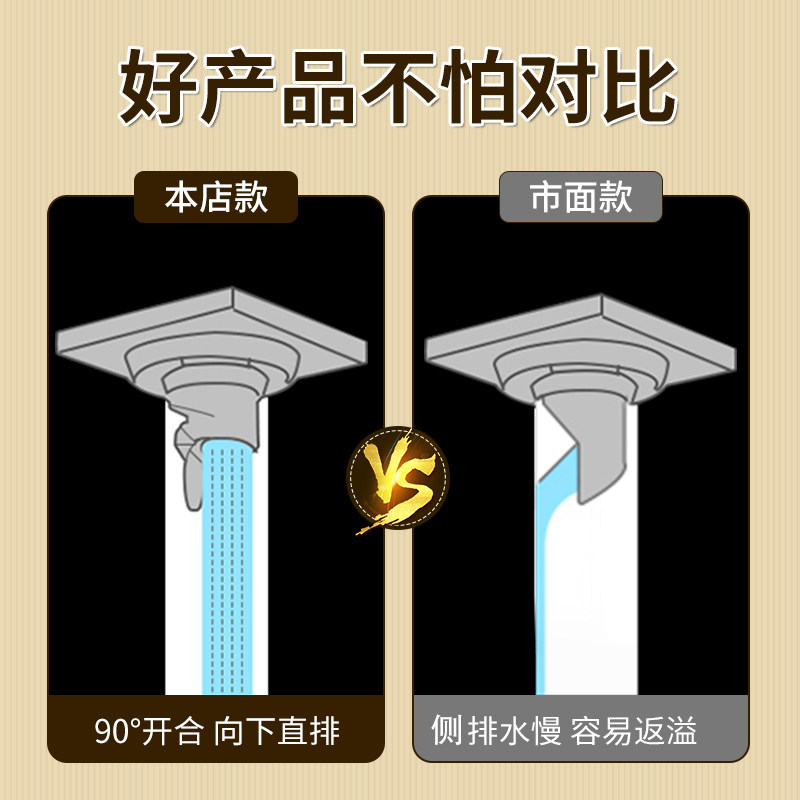 卫生间地漏防臭器下水道厕所防返臭芯通用浴室反味塞防虫堵口器盖,家庭/个人清洁工具,地漏防臭器,淘宝优惠券,粉丝福利购,淘宝优惠卷