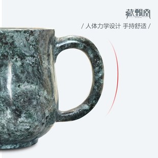 西藏墨脱皂石茶杯办公杯茶具纯手工制作家用品茗个人