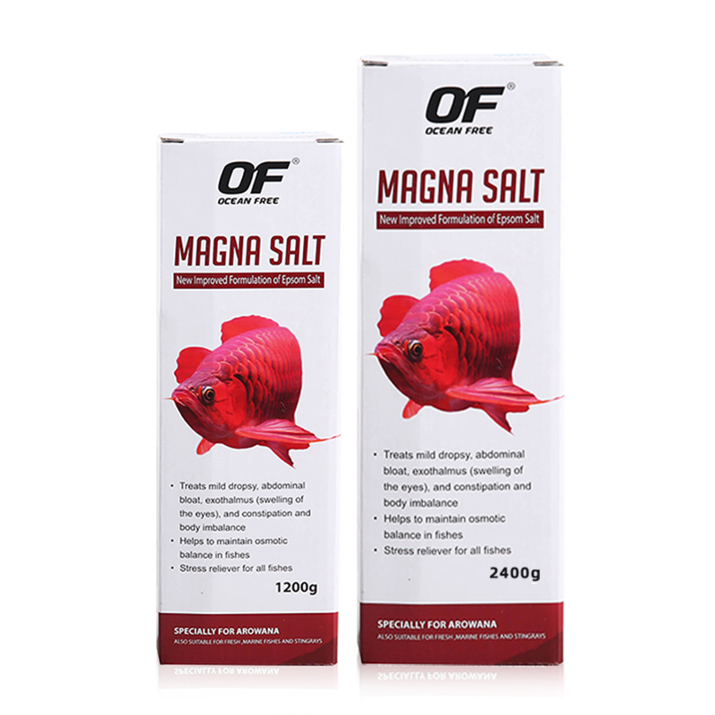 仟湖傲深麦钠盐龙鱼魟鱼观赏鱼用盐热带鱼水族箱杀菌消毒减压净水