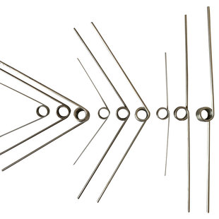 线径0.8外径7角度60 扭簧现货 小扭簧 可定制 180度v型弹簧 120