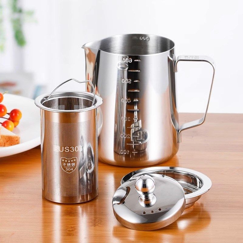 304不锈钢尖嘴加厚拉花杯泡茶壶内置过滤网带刻度打奶泡杯咖啡壶,餐饮具,拉花缸/拉花杯/打奶缸,淘宝优惠券,粉丝福利购,淘宝优惠卷
