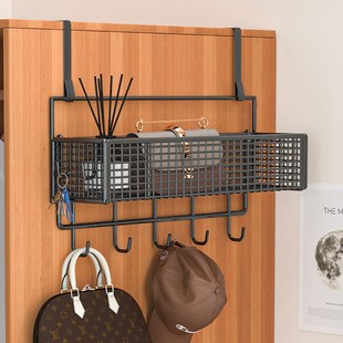 免打孔衣柜贴柜外侧包包收纳置物架柜侧面装饰壁挂架家用宿舍挂钩