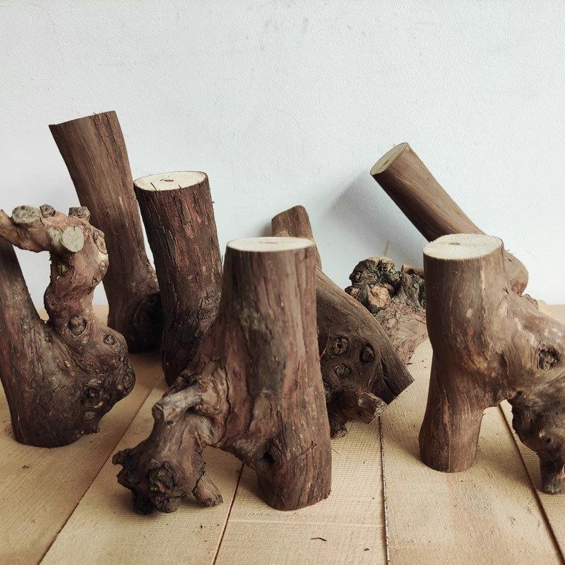 树藤藤条枯藤红山藤蔓实木葡萄桌面摆底座装饰植物造景树枝干树杈