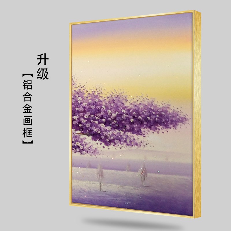 diy数字油画爱情树手工自己画油彩画手绘填充填色丙烯客厅装饰画图片