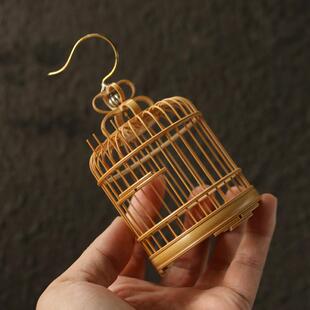 精品纯手工制作天然老玉竹丝小虫笼竹制螽斯笼虫具竹叫笼子鸣虫具