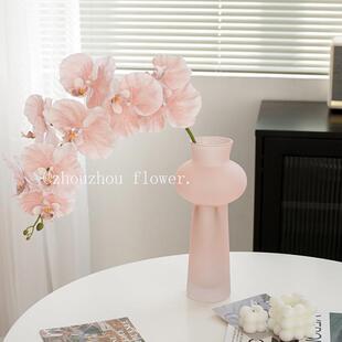 法式中古高级感花瓶玻璃水培鲜花插花摆件客厅餐桌茶几电视柜玄关