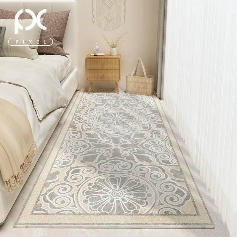 地毯卧室轻奢高级床边毯家用房间长条脚垫客厅茶几地垫飘窗防滑垫,居家布艺,床边毯,淘宝优惠券,粉丝福利购,淘宝优惠卷