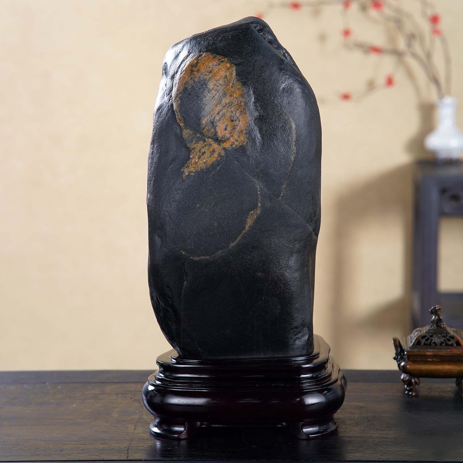 顶爷天然原石奇石【相依挚爱】三江石收藏装饰摆件镇宅把玩靠山石