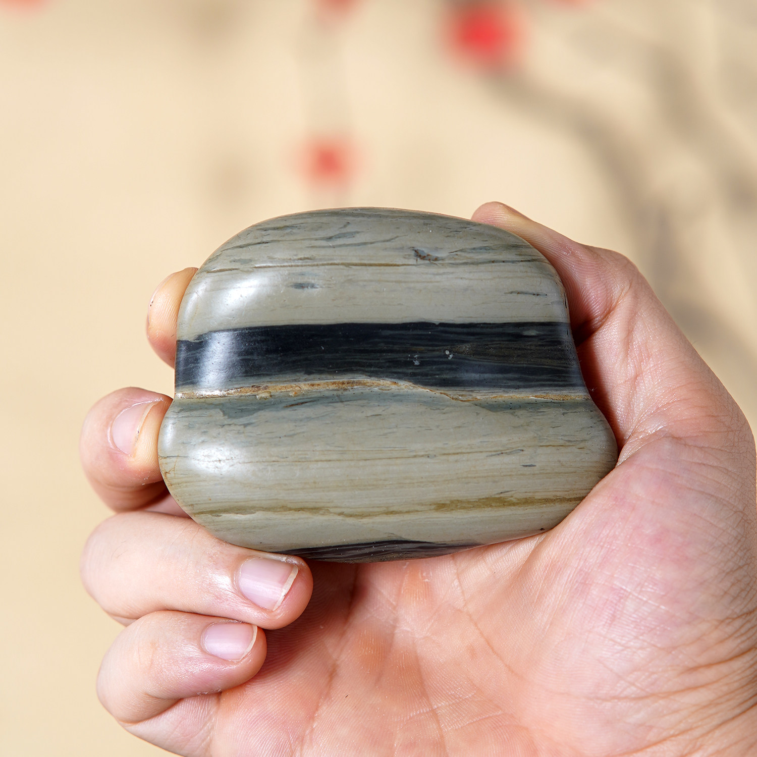 顶爷天然原石奇石【玄带含章】广西大湾石收藏装饰摆件把玩靠山石