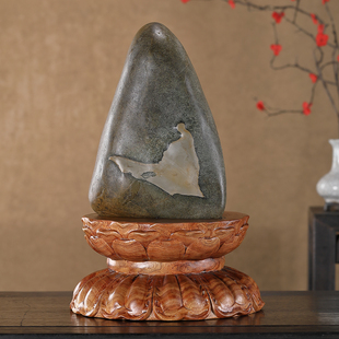 顶爷天然原石奇石【达摩面壁悟道大湾石】收藏装饰摆件镇宅靠山石