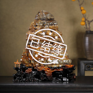 顶爷天然原石奇石【广西大化石佛塔】玉化收藏装饰摆件镇宅靠山石