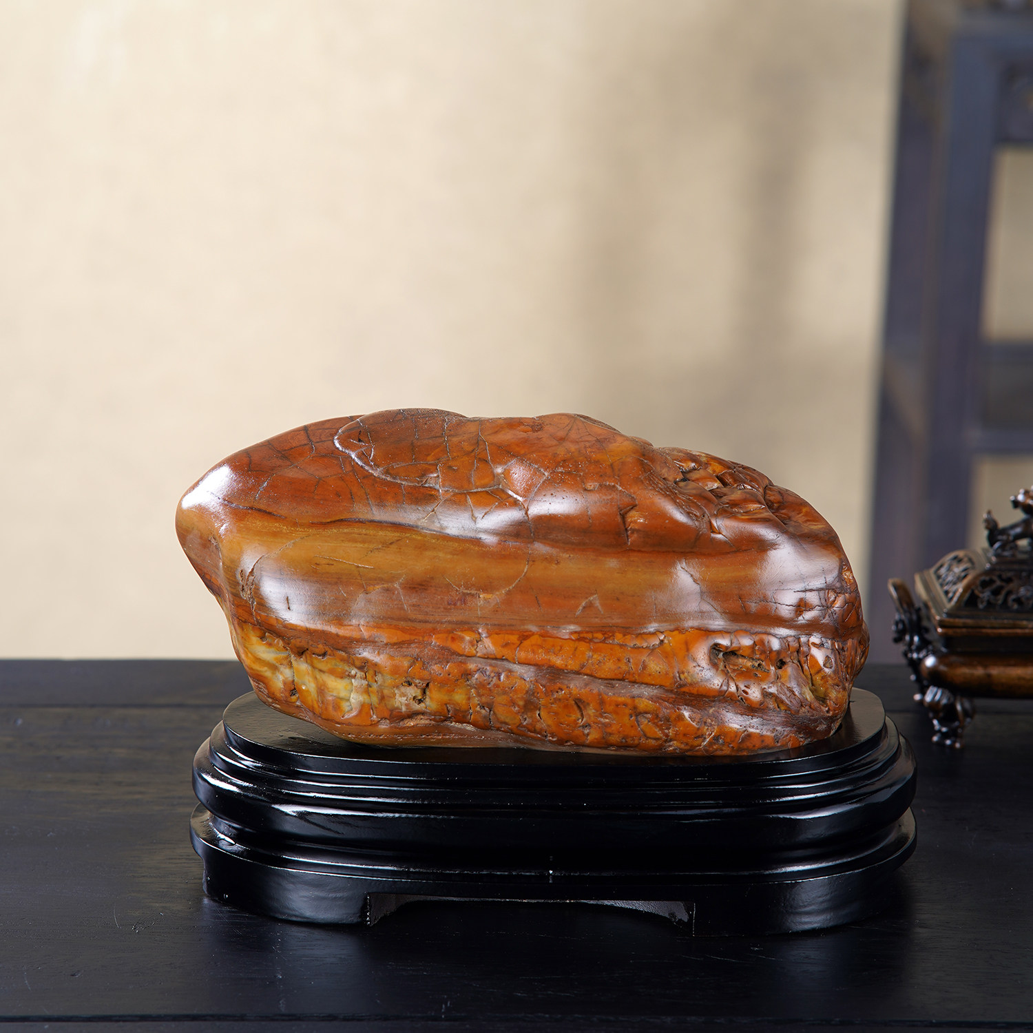 顶爷天然原石奇石【河西走廊】广西大化石收藏观赏镇宅靠山摆件