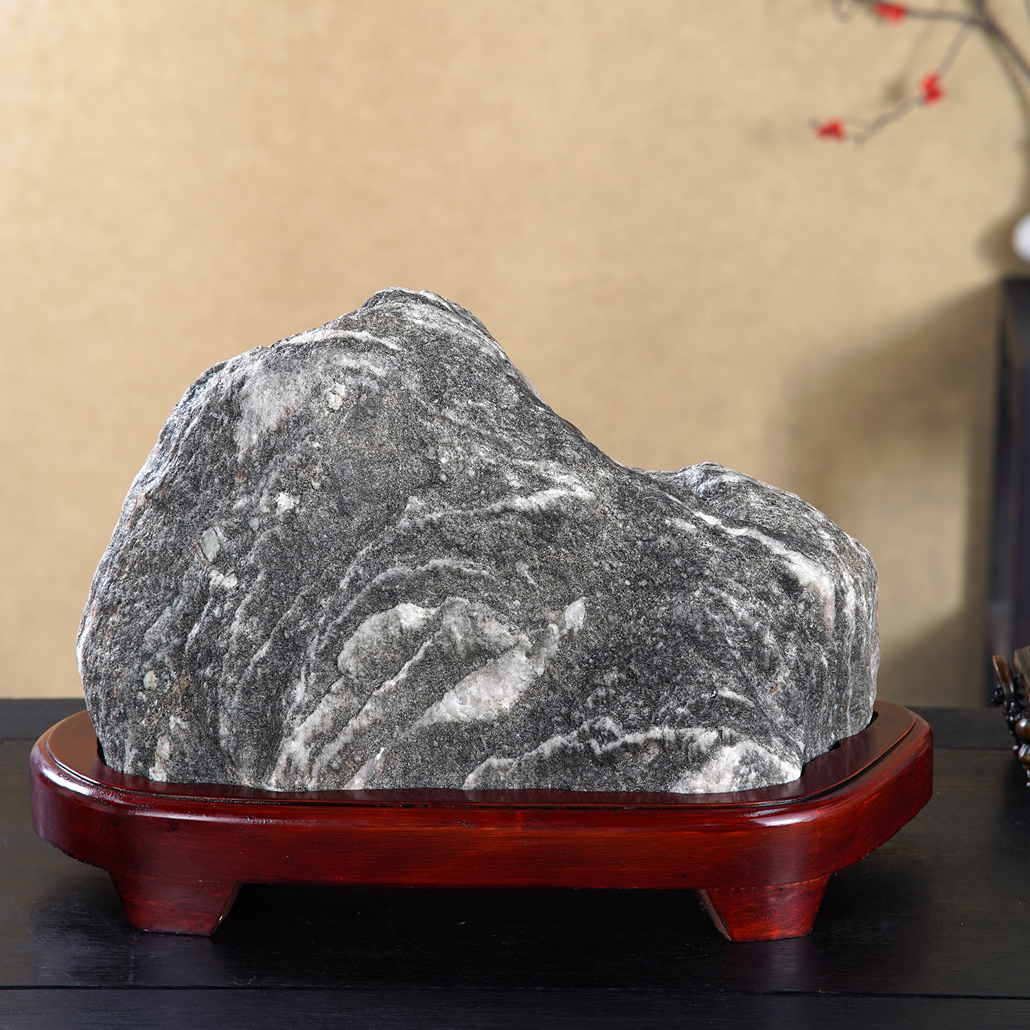 顶爷天然原石奇石【秀丽河山】泰山石敢当摆件镇宅把玩背后靠山石