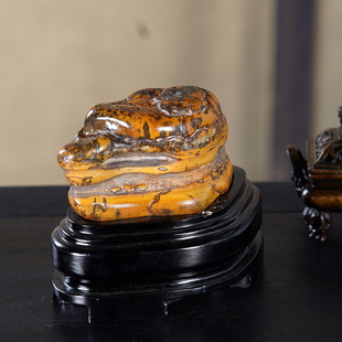 顶爷天然原石奇石【玄寿灵龟】广西大化石收藏观赏镇宅靠山石摆件