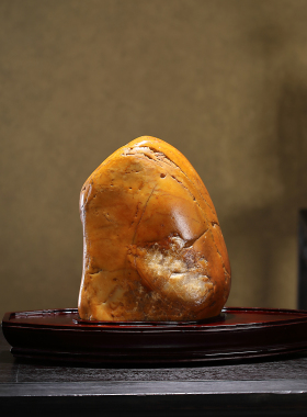 顶爷奇石原石靠山石装饰收藏摆件