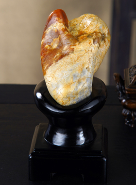 顶爷奇石原石新疆和田玉籽料摆件