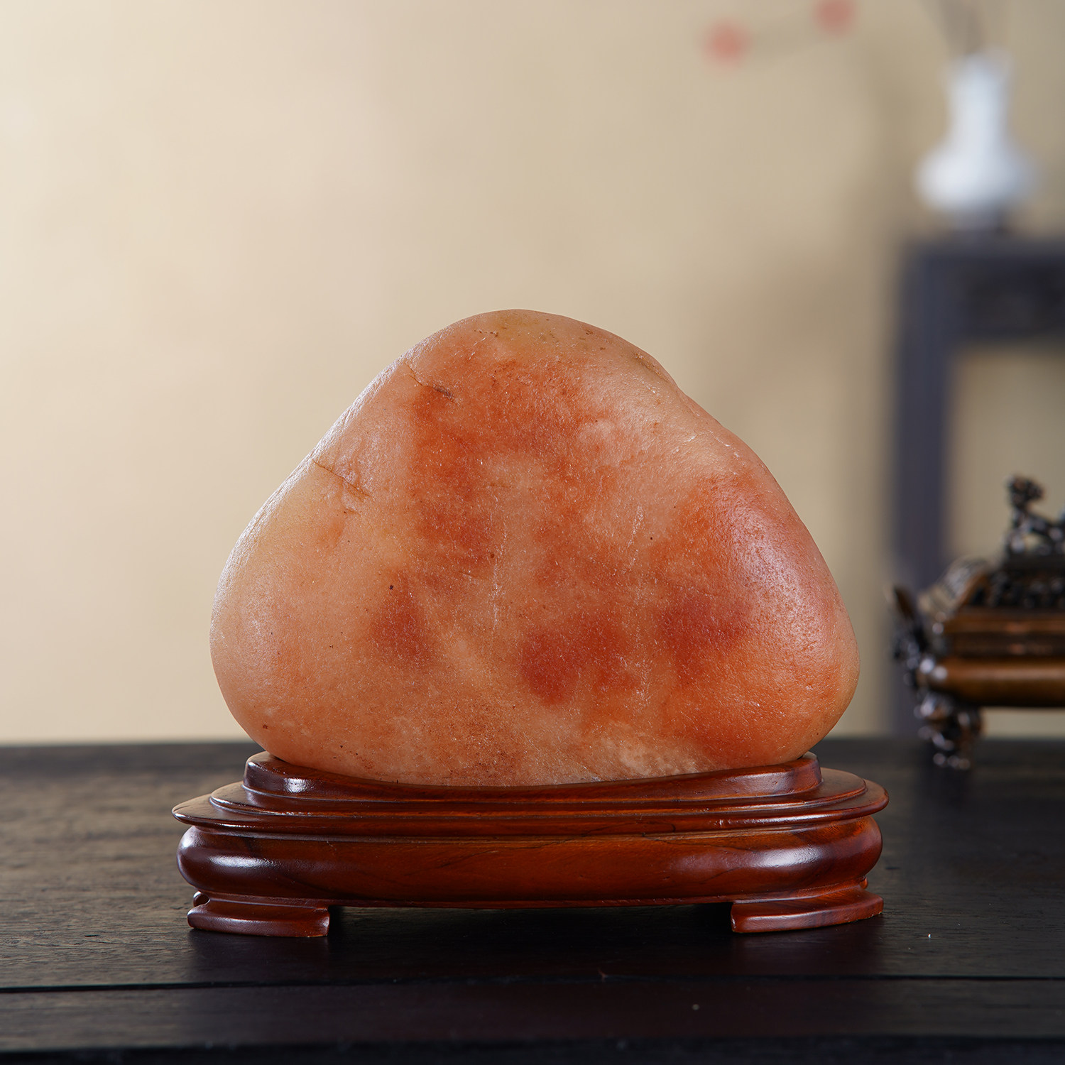 顶爷天然原石奇石【福运天成】新疆金丝玉收藏装饰摆件镇宅靠山石