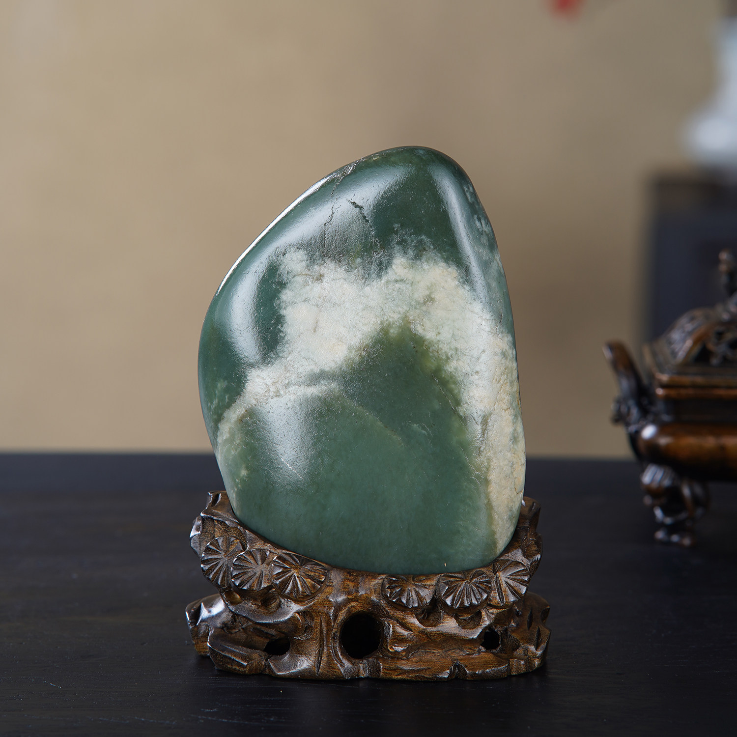 顶爷天然原石奇石【玉起苍龙和田沙枣青籽料】收藏摆件镇宅把玩件,家居饰品,装饰摆件,淘宝优惠券,粉丝福利购,淘宝优惠卷