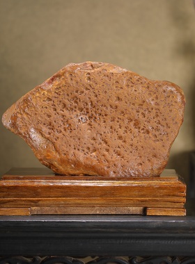 顶爷奇石原石靠山石装饰收藏摆件
