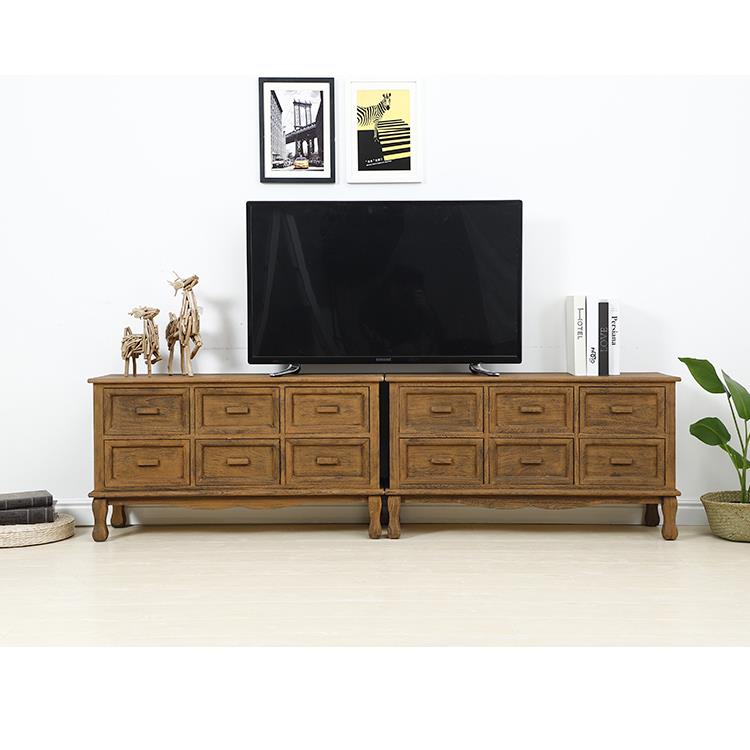 新款纯实木收纳电视柜北欧地柜现代液晶电视柜收纳斗柜子客厅柜