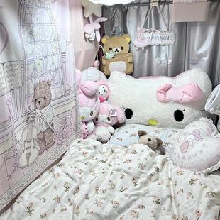 可爱猫咪宿舍床头靠垫枕头软包大靠背大学生宿舍单人床抱枕好物女