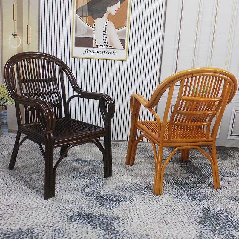 真藤休闲椅家用阳台户外茶桌椅天然藤编椅单人椅老人扶手椅太师椅,住宅家具,阳台椅,淘宝优惠券,粉丝福利购,淘宝优惠卷