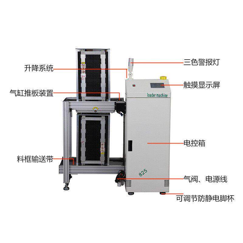 全自动双轨上板机高效单料框送料PCB线路贴片输推送设备送料机厂