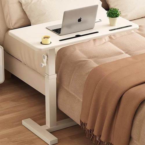 可移动升降床边桌卧室家用床上小桌子笔记本电脑桌站立工作台书桌