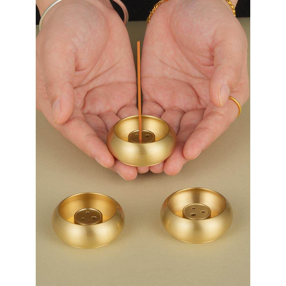 线香香插香座香盘香托塔香底座多孔创意插香器不落灰黄铜香炉,家居饰品,香托/香盘/香座/香插,淘宝优惠券,粉丝福利购,淘宝优惠卷