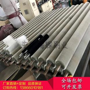 工业毛刷辊滚筒刷玻璃清洗机钢丝除尘定做小型水果机机械尼龙刷