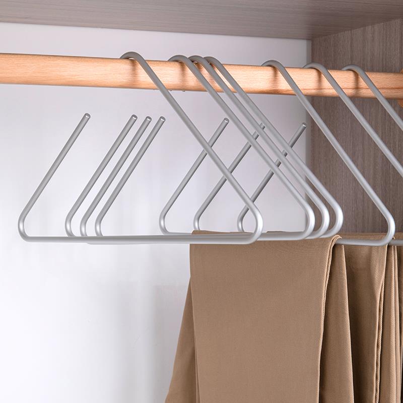 多功能三角形裤架太空铝实心防滑防锈无痕挂衣架衣橱家用裤子衣架