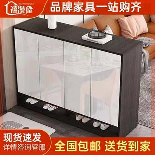 柜玄关柜家用门口现在简约入户门双面隔断柜室内鞋 禧漫屋入门鞋 架