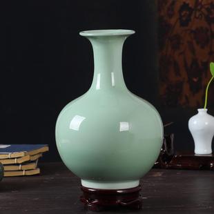 现代简约客厅家居装 景德镇陶瓷花瓶摆件仿古瓷器插花复古中式 饰品