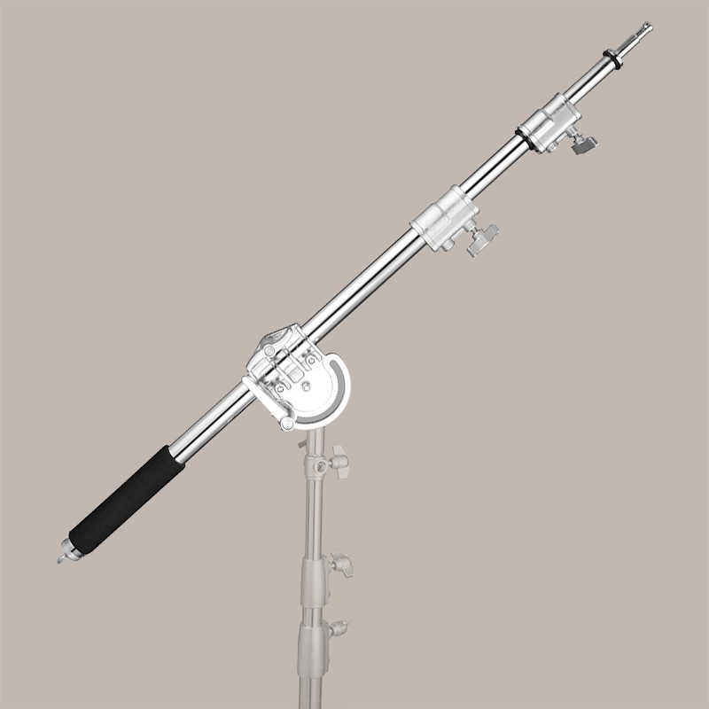 摄影不锈钢金属横臂支架延长杆可搭配C架灯架斜臂高承重大横杆