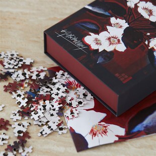 《余梦桐子花》拼图-500P-40*40cm装饰拼图心流体验绘画艺术