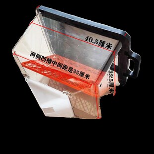 单口肥箱种箱 微耕机免耕机口肥箱 带筛网料斗 农作物下料器