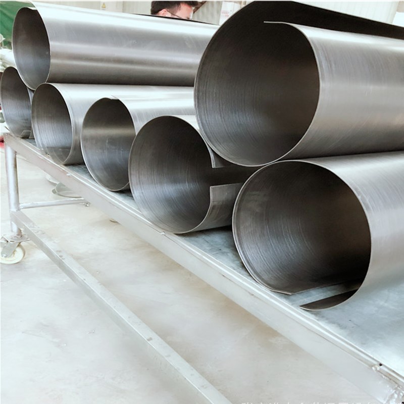 304不锈钢焊接风管工业除尘厨房排烟通风管道满焊镀锌白铁皮风管