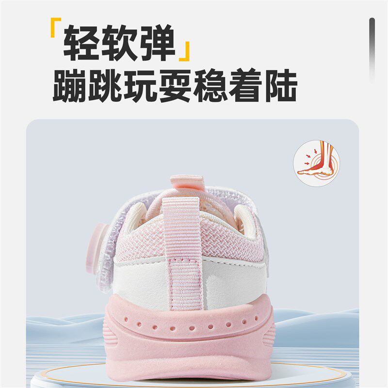 女宝宝凉鞋2025夏季新款软底透气小童鞋子学步1一2-3岁男宝机能鞋