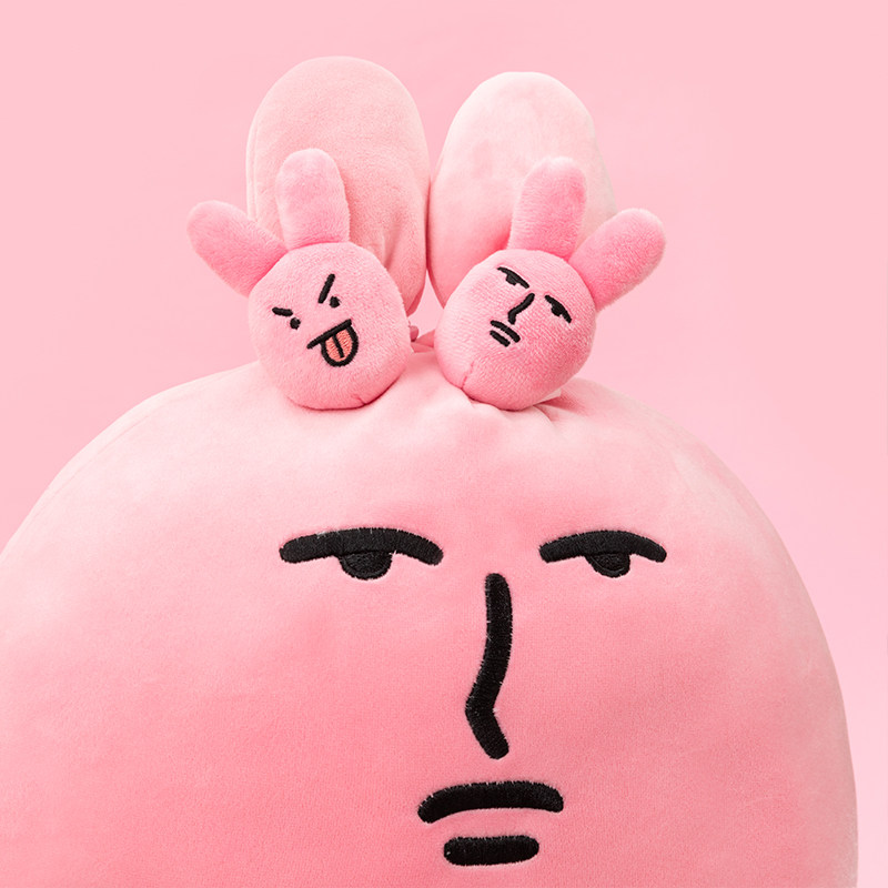 起重集粉红兔子原创毛绒头绳可爱发圈女生卡通发绳头饰小礼物,模玩/动漫/周边/娃圈三坑/桌游,动漫手表/项链/饰品,淘宝优惠券,粉丝福利购,淘宝优惠卷