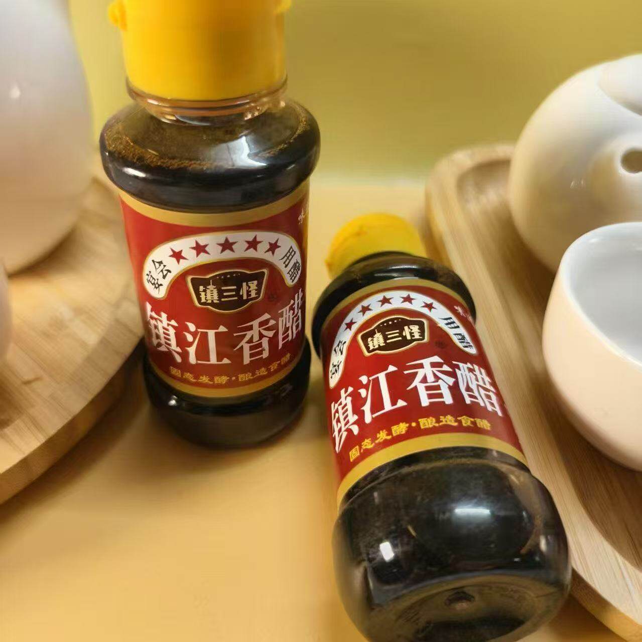 镇三怪镇江香醋镇江特产镇江餐饮调料厨房醋家用香醋小瓶装塑料瓶