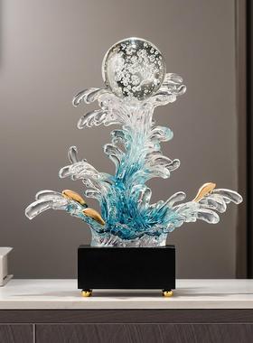 风生水起节节高升摆件招财创意现代客厅玄关鞋柜酒柜办公室装饰品